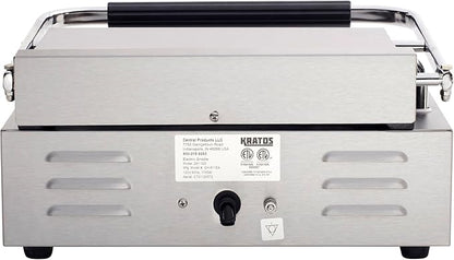 Kratos Commercial Electric Panini Sandwich Grill