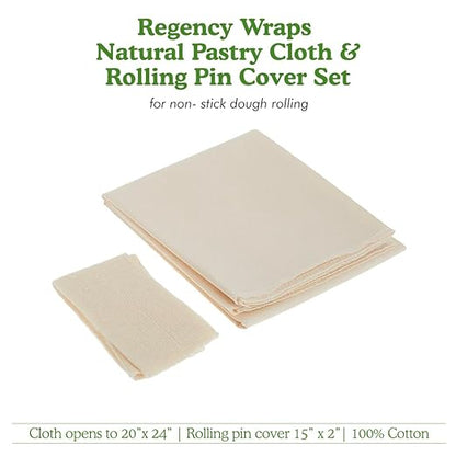 Regency Wraps Natural Pastry Cloth 20"x24"