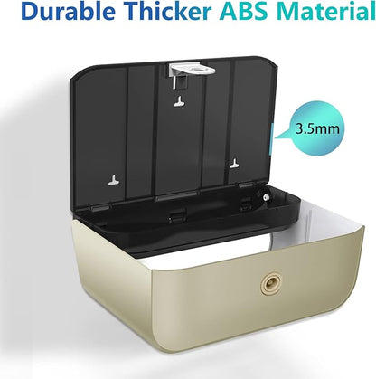C-Fold Paper Towel Dispenser for Bathroom: Compact 200 Sheets Large Capacity