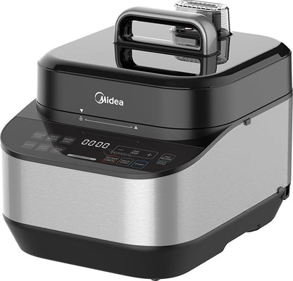 Midea Electric Pressure Cooker, 14° Inclined Panel, 8-in-1 Olla de Presion
