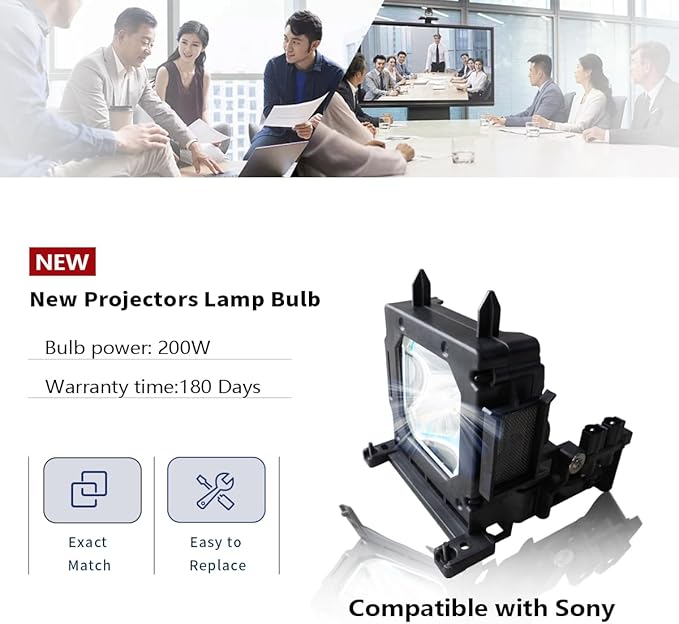 SORNEICDR LMP-H202 Replacement Projector Lamp Bulb Compatible