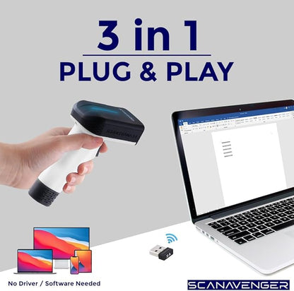 ScanAvenger Wireless Portable 1D&2D