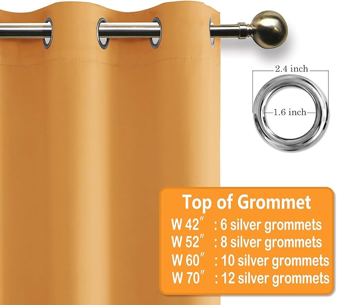 Hiasan Grommet Blackout Curtains