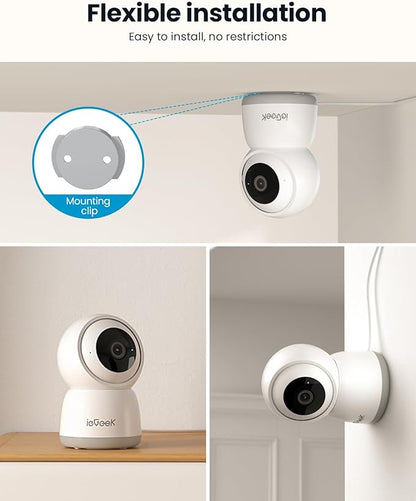 ieGeek 2K Indoor Security Camera, 5G/2.4G WiFi Pet Cameras