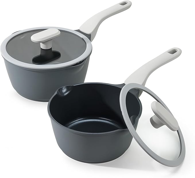 PRICUSIS Nonstick Saucepan Set
