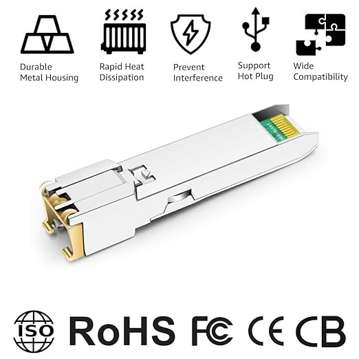 OPSTRAN 10GBASE-T SFP+ to RJ45 Copper Transceiver Module Compatible