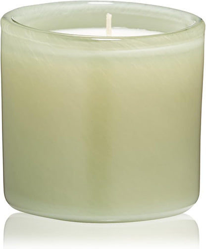 LAFCO New York Classic Candle, Fresh Cut Gardenia - 6.5 oz - 50-Hour Burn Time - Reusable, Hand Blown Glass Vessel - Made in The USA