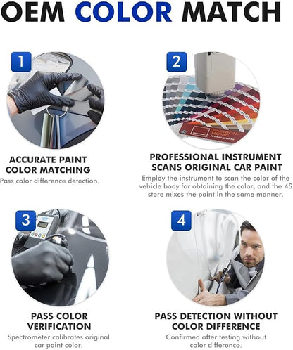 Satin Steel Metallic G9K/WA464C Touch Up Paint Compatible with GMC, DIY Car Paint Scratch Repair, Automotive Paints, Quick & Easy Fix Scratch Repair for Sierra/Terrain/Yukon/Acadia/Canyon