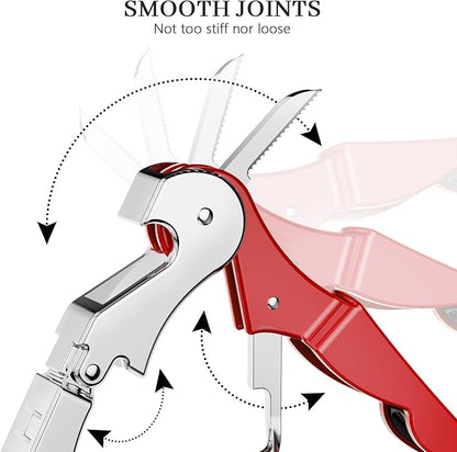 HYZ 2-Pack Wine Opener Waiter Corkscrew, Professional Wine Key