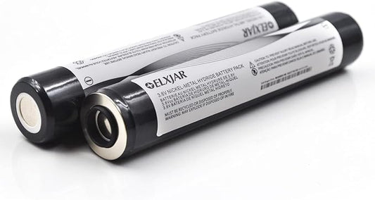 (2-Pack) 3.6V 3000mAh Ni-MH Rechargeable Battery Replacement for Streamlight Stinger DS LED HP XT 75175 75375 PolyStinger Pelican M9 Flashlight