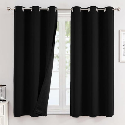 ChrisDowa 100% Blackout Curtains