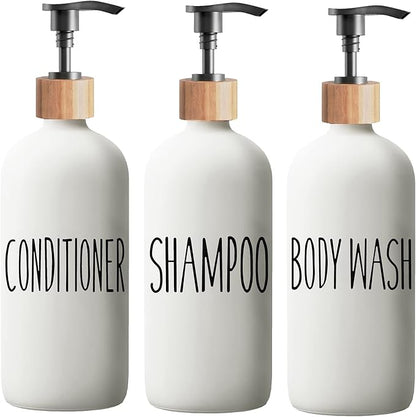 Shampoo and Conditioner Dispenser Set