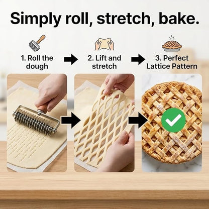 Lattice Pastry Cutter, Professional Lattice Roller
