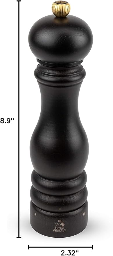 Pepper Mill, Chocolate Finish, 22 cm - 9 in