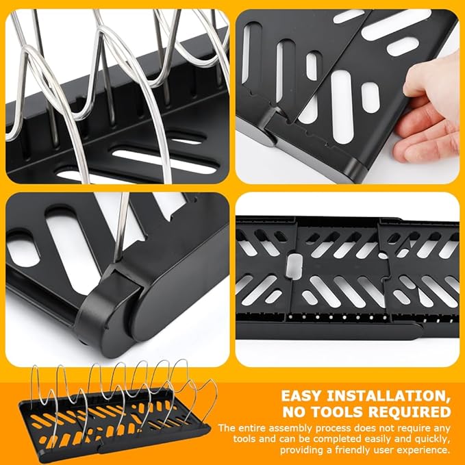 Expandable Pot and Pan Organizer Rack
