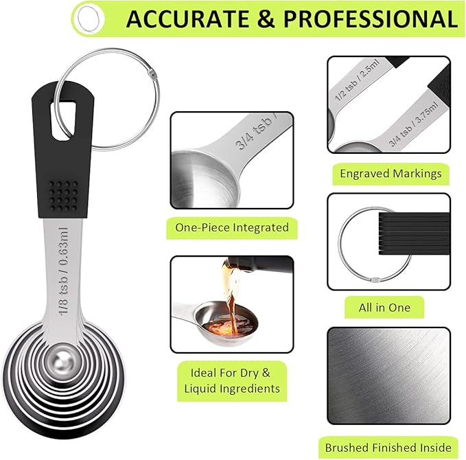 Measuring Cups & Spoons Set of 18