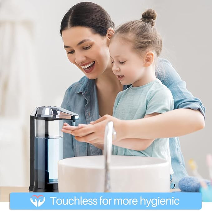 Secura 17oz Automatic Liquid Soap Dispenser, Touchless Battery Operated Hand