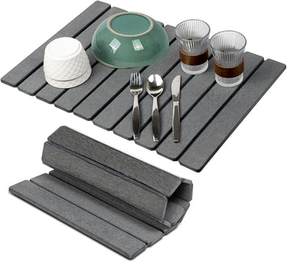 Stone Drying Mat for Kitchen Counter, Stone Bath Mat, Quick Drying Fast