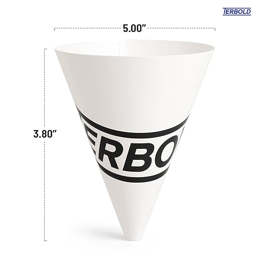 100pcs Disposable Paper Funnels