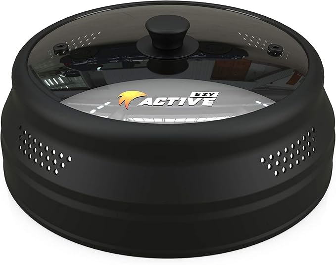 Collapsible Microwave Cover for Food