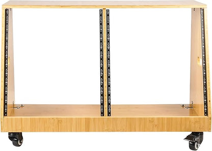 Sound Town DIY 2 x 12U Slanted Studio Rack