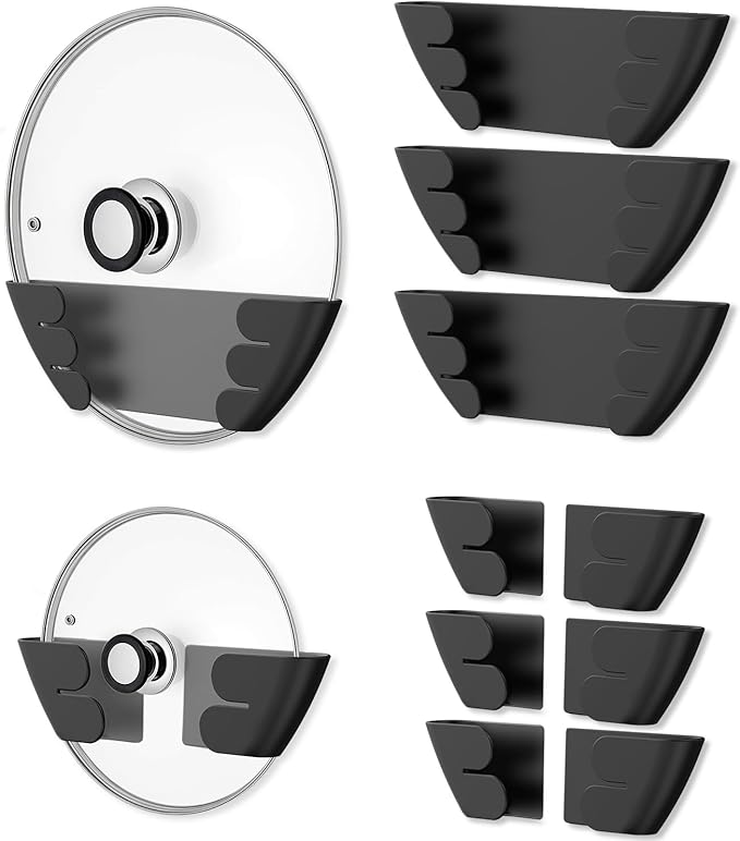 Universal Adjustable Pot Lid Holder Organizer