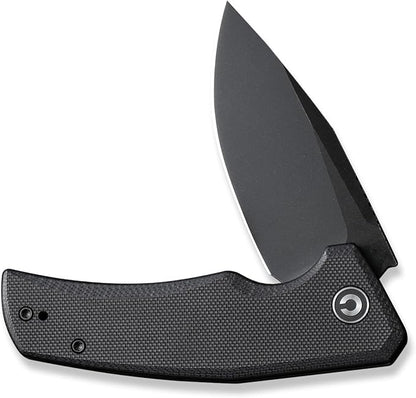 CIVIVI Pocket Knife for EDC, Regulatron Folding Knife for Men with Flipper Opener, Liner Lock, 2.98" Nitro-V Blade G10 Handle for Camping, Hunting C23006-1