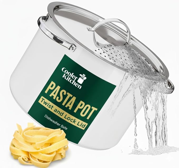 Cooler Concepts Pasta Pot with Strainer Lid