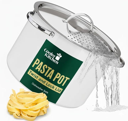 Cooler Concepts Pasta Pot with Strainer Lid