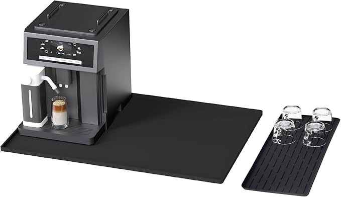 Silicone Coffee Mat, Eco-friendly, Hygienic Drying Pad, Leak-Proof and Non-Slip