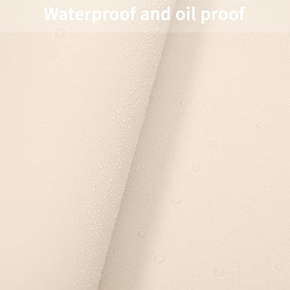 Leather Dresser Cover,1.8mm Thick,14x78 Inch,Dresser Protector Top,Dresser Top Protector,Dresser Cover Top,Dresser Top Cover,Dresser Cover Top for Bedroom.(Off White+Light Gray,14x78)