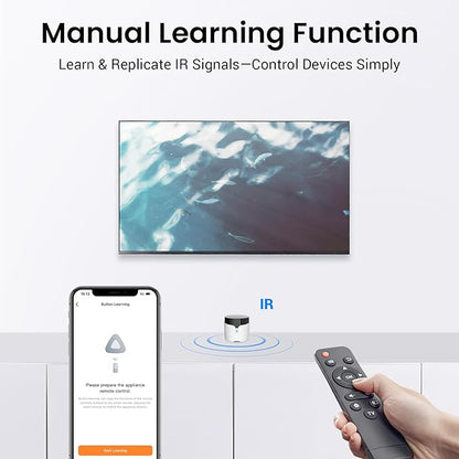 BroadLink RM5plus Smart Infrared Remote, All-in-One Universal Control Hub