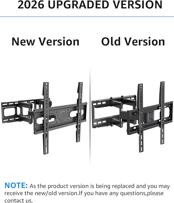 MOUNTUP UL Listed TV Wall Mount, Full Motion TV Mount