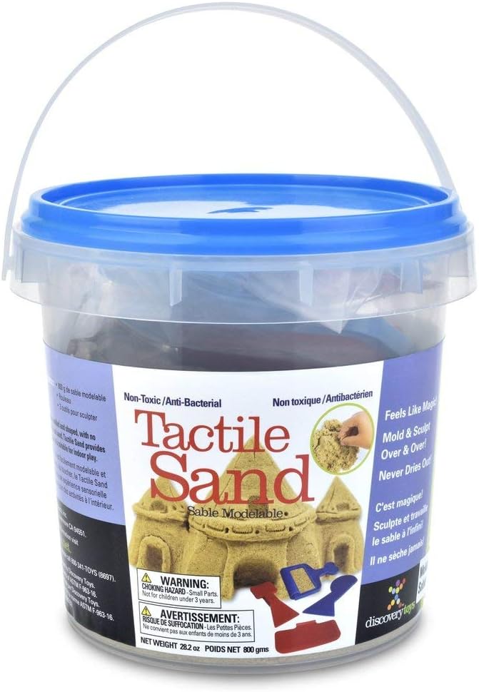 Discovery Toys Tactile Sand | Kid-Powered Learning | Play Sand | STEM Toy Early Childhood Development 3 Years and Up
