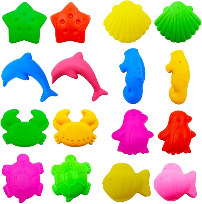 FRIMOONY Plastic Dough Tools, Various Animal Molds, Rolling Pins,