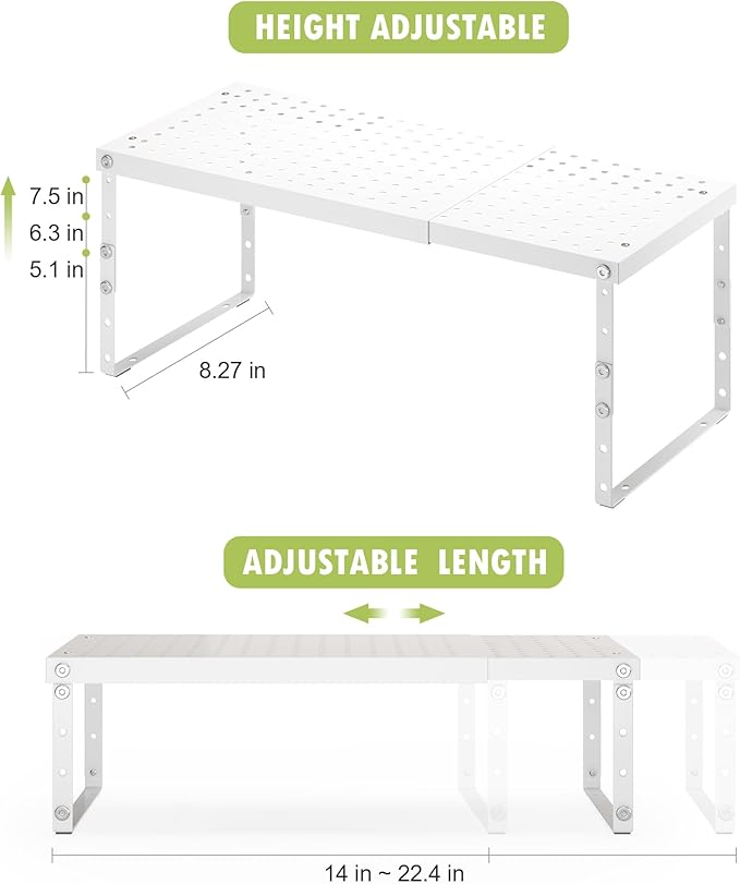 RUILALIFE Expandable Cabinet Organizer Shelf