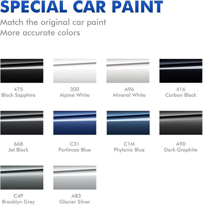 C31 Portimao Blue Touch Up Paint for BMW, DIY Car Paint Scratch Repair Kit, Automotive Paints, Quick & Easy Fix Scratch Repair for X1/X2/2/3/4/8 Series/B8/i4/Z4/M3/M4/M8
