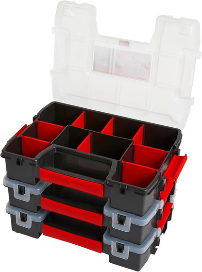 CRAFTSMAN Storage Organizer, Small Parts Organizer, Lid Includes Secure Latch