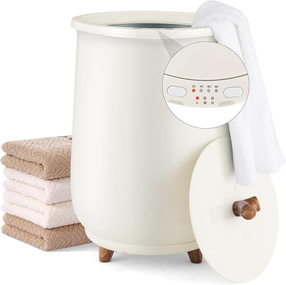 Tangkula Towel Warmer Bucket, 23L Large Luxury Bucket-Style Towel Warmer
