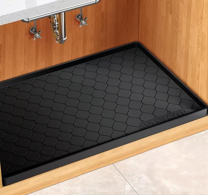 Winisok Silicone Under Sink Mat 40" x 22", Kitchen Essentials and Gadgets
