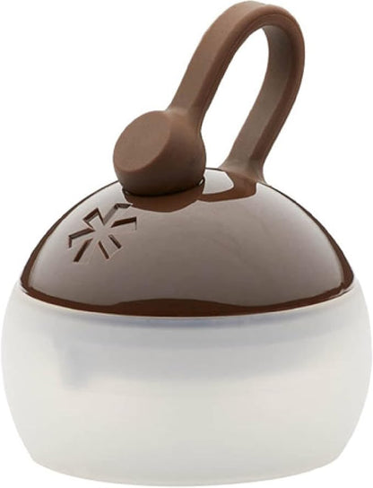 Snow Peak Hozuki Mini Lantern, Compact, Bright, Portable, Camping Light, Brown