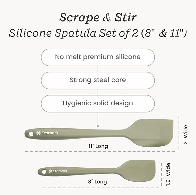 Starpack 'Scrape & Stir' Silicone Spatula Set