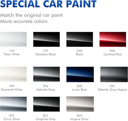 831 Graphite Gray Touch Up Paint Compatible with Mercedes Benz, DIY Car Paint Scratch Repair, Quick & Easy Fix Automotive Scratch Repair for C/E/S/G/CLE/CLS/GLC/GLE/GLS/EQC/EQE/EQS/SLC