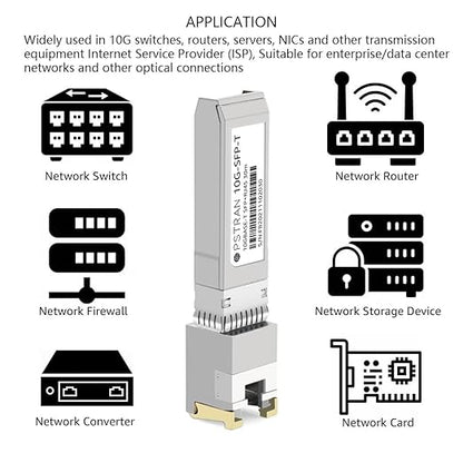 OPSTRAN 10GBASE-T SFP+ to RJ45 Copper Transceiver Module Compatible