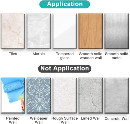 MGahyi Paper Towel Holder Wall Mount, Self Adhesive Or Drilling Paper Towel