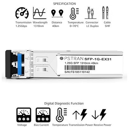 OPSTRAN 1000BASE-LH SFP Optical Transceiver Module Compatible