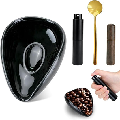 4Pcs Coffee Bean Dosing Cup and Spray Bottle Kit