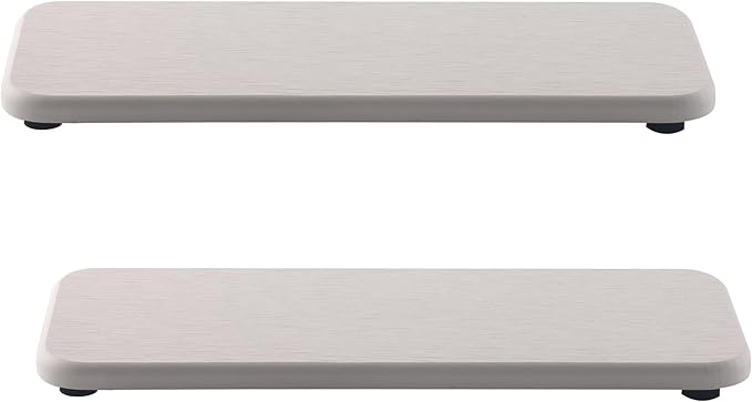 NiuYichee 2 Pcs Water Absorbing Stone Trays, Kitchen/Bathroom Sink Soap Dish