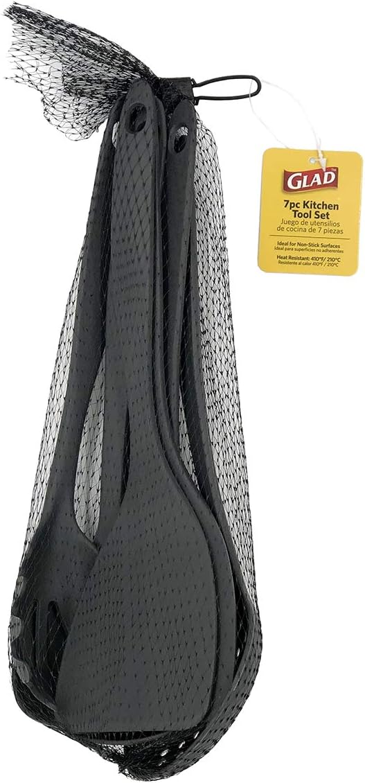 Glad Cooking Kitchen Utensils Set – 7 Pieces, Nylon Tools