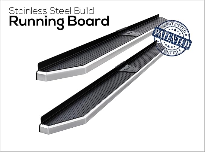APS 6in 304 Stainless Steel (Polished Flat Style) Running Boards Side Bars Compatible with Nissan Pathfinder 2022-2026